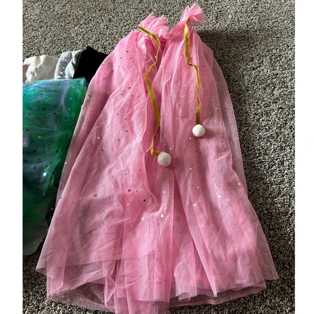 Kids Tights and Tutu‎ Skirt Set Sparkle Fairy Princess Dress Up Costume